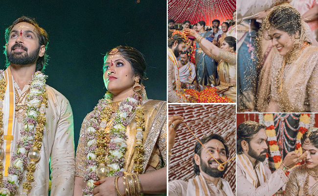 Serial actor maanas nagulapalli srija Share Wedding Photos in Instagaram Photos - Sakshi1