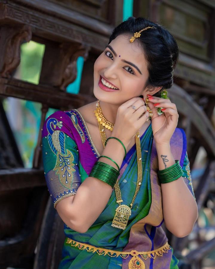 AnanyaNagalla Looks Gorgeous In Traditional Look - Sakshi10