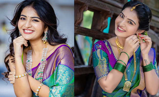 AnanyaNagalla Looks Gorgeous In Traditional Look - Sakshi1