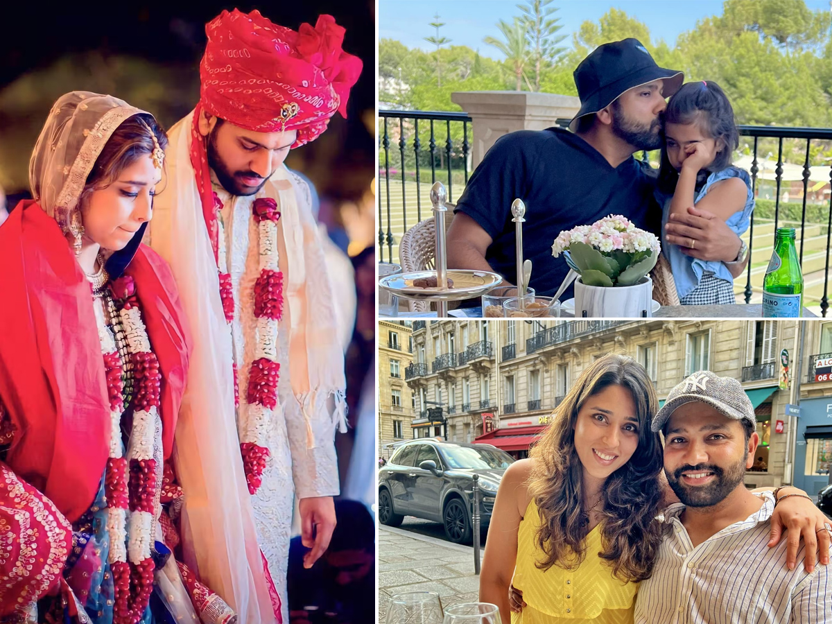 Rohit Sharma Ritika celebrates their Wedding Anniversary - Sakshi1