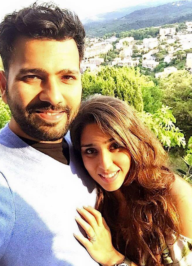 Rohit Sharma Ritika celebrates their Wedding Anniversary - Sakshi14