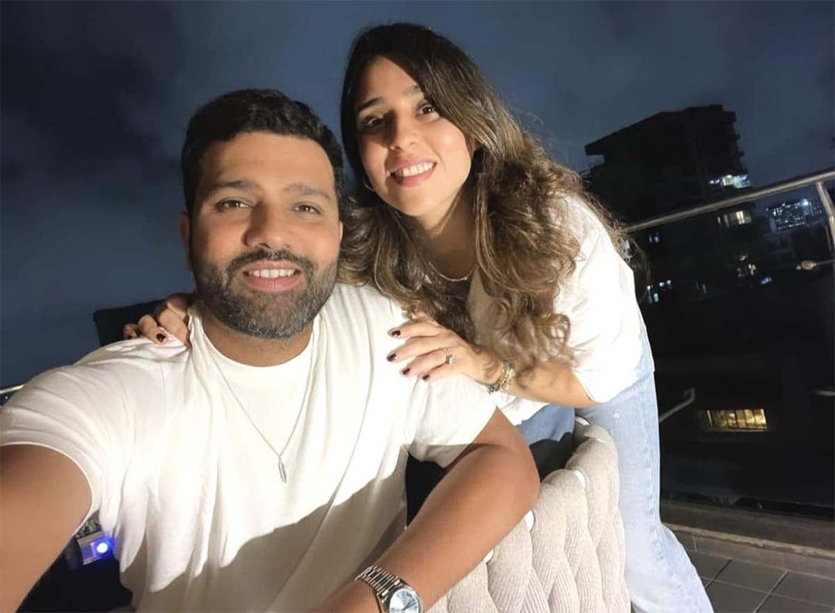 Rohit Sharma Ritika celebrates their Wedding Anniversary - Sakshi6