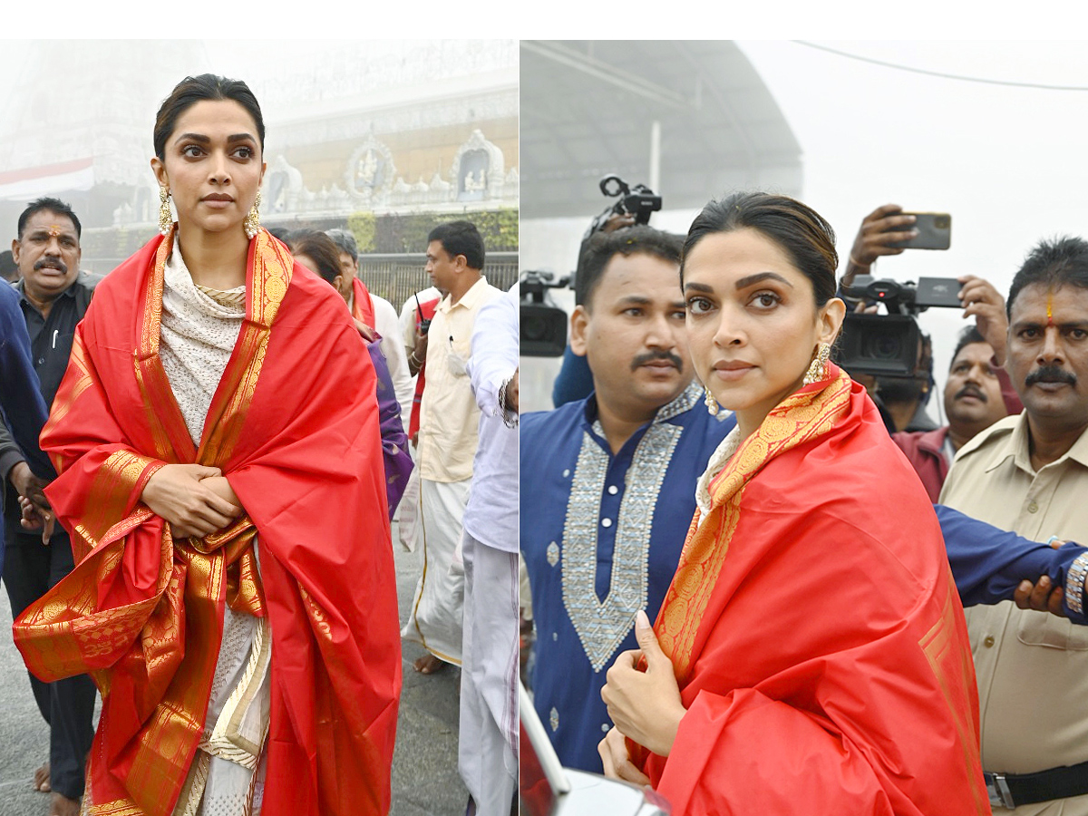 Bollywood Actress Deepika Padukone Visits Tirumala Photos - Sakshi1