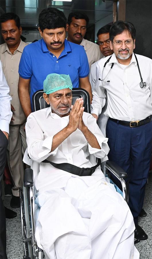 Former Telangana CM KCR Discharged From Hospital Pics - Sakshi8