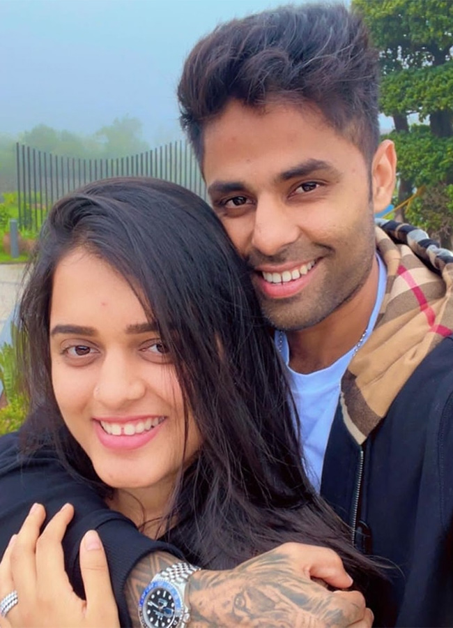 surya kumar yadav and his wife photos - Sakshi8