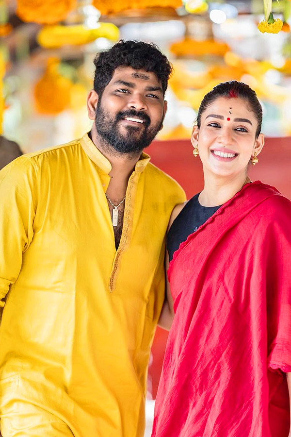 Nayanthara special pooja with husband Vignesh Photos - Sakshi2