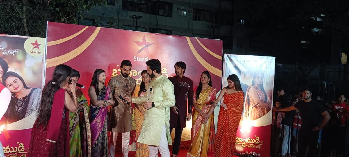 Brahmamudi Serial Actors Grand Baraat at Kukatpally Photos - Sakshi3