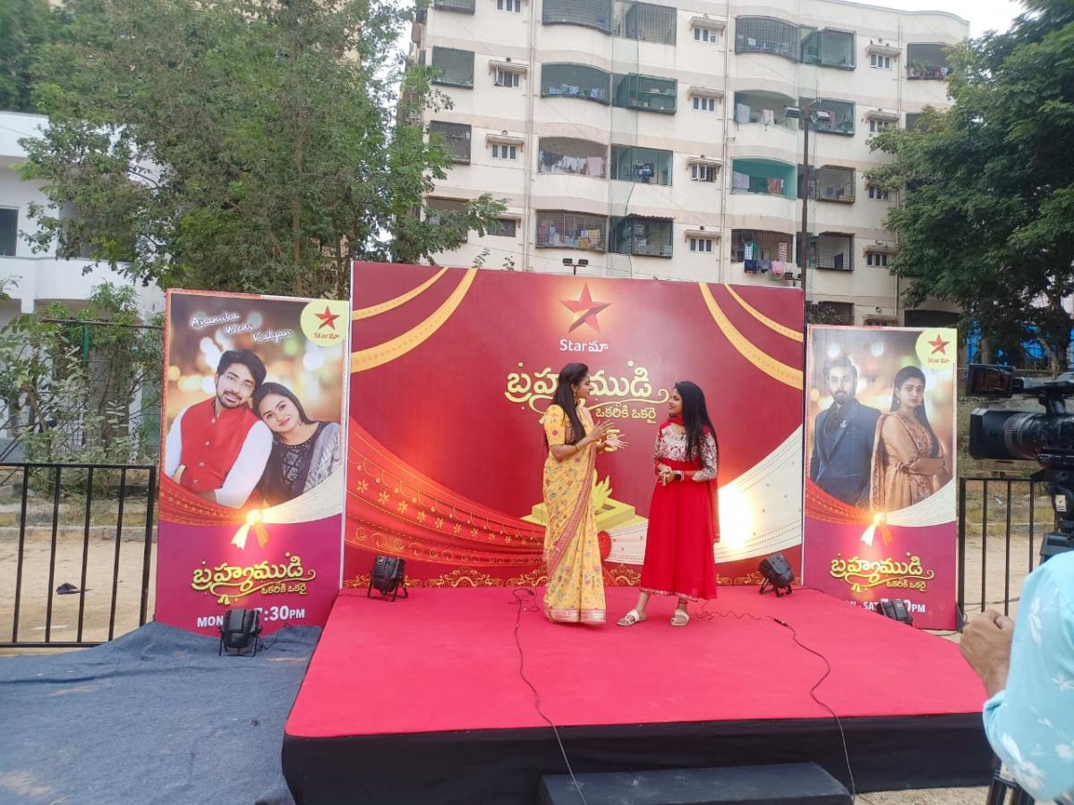 Brahmamudi Serial Actors Grand Baraat at Kukatpally Photos - Sakshi10