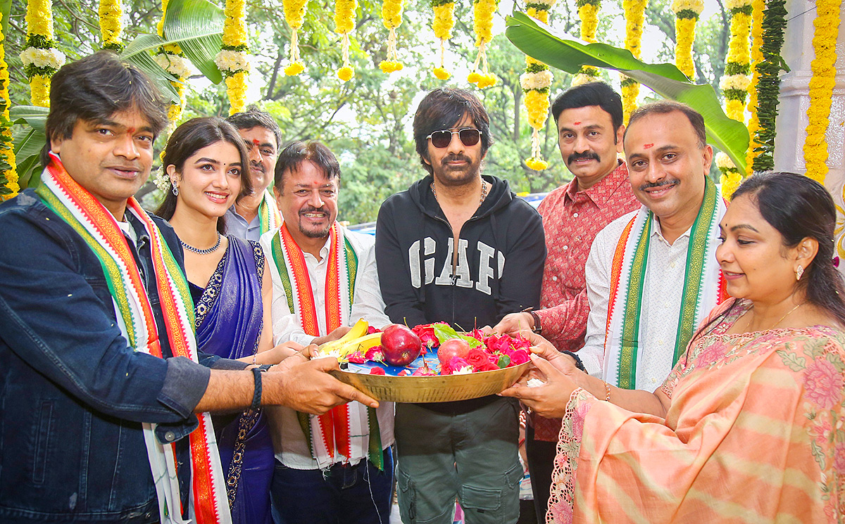 Ravi Teja Mr Bachchan Launched Grandly Pics - Sakshi3