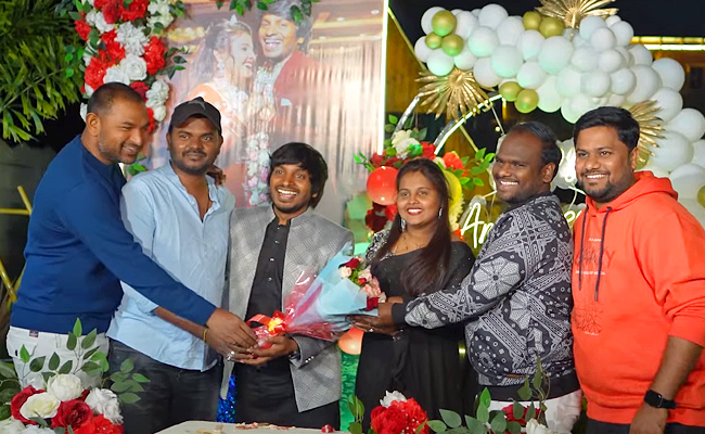 Yadammaraju And Stella 1st Wedding Anniversary Celebrations Photos - Sakshi3