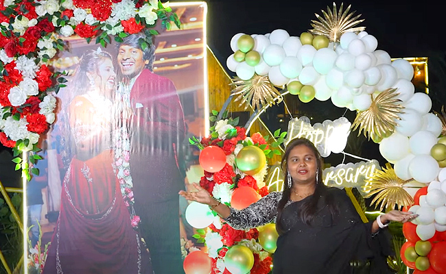 Yadammaraju And Stella 1st Wedding Anniversary Celebrations Photos - Sakshi5