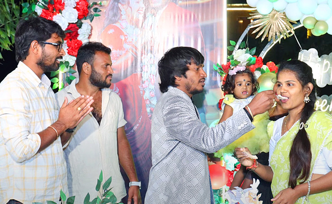 Yadammaraju And Stella 1st Wedding Anniversary Celebrations Photos - Sakshi7