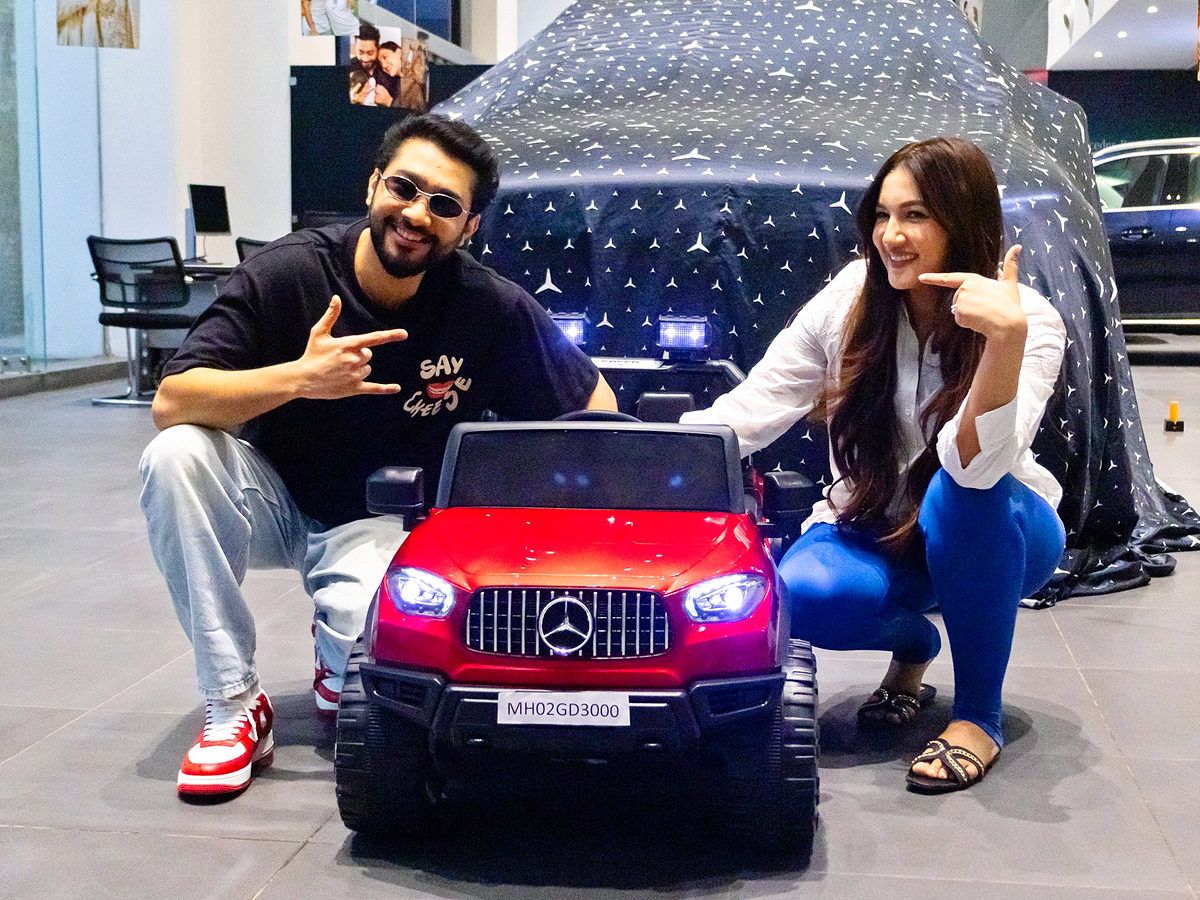 Actress Gauahar Khan buys a brand new Mercedes Benz Photos - Sakshi4