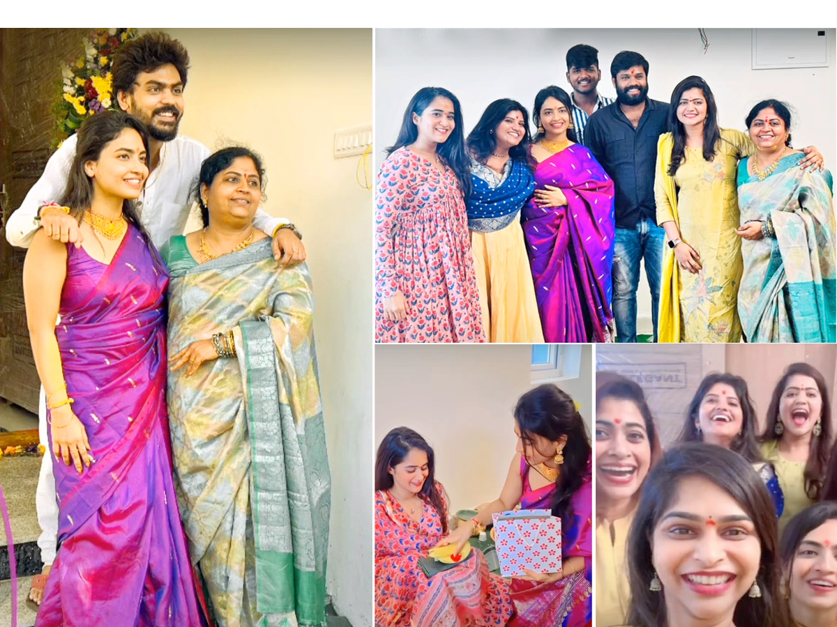 Bigg Boss fame Dethadi Harika New Housewarming function Photos - Sakshi1