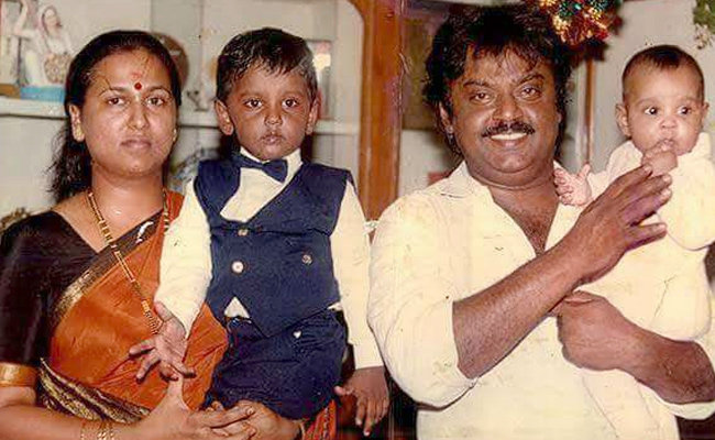 Captain Vijayakanth Family Photos With Wife And Son Photos - Sakshi2