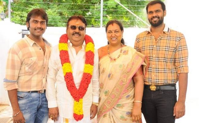 Captain Vijayakanth Family Photos With Wife And Son Photos - Sakshi4