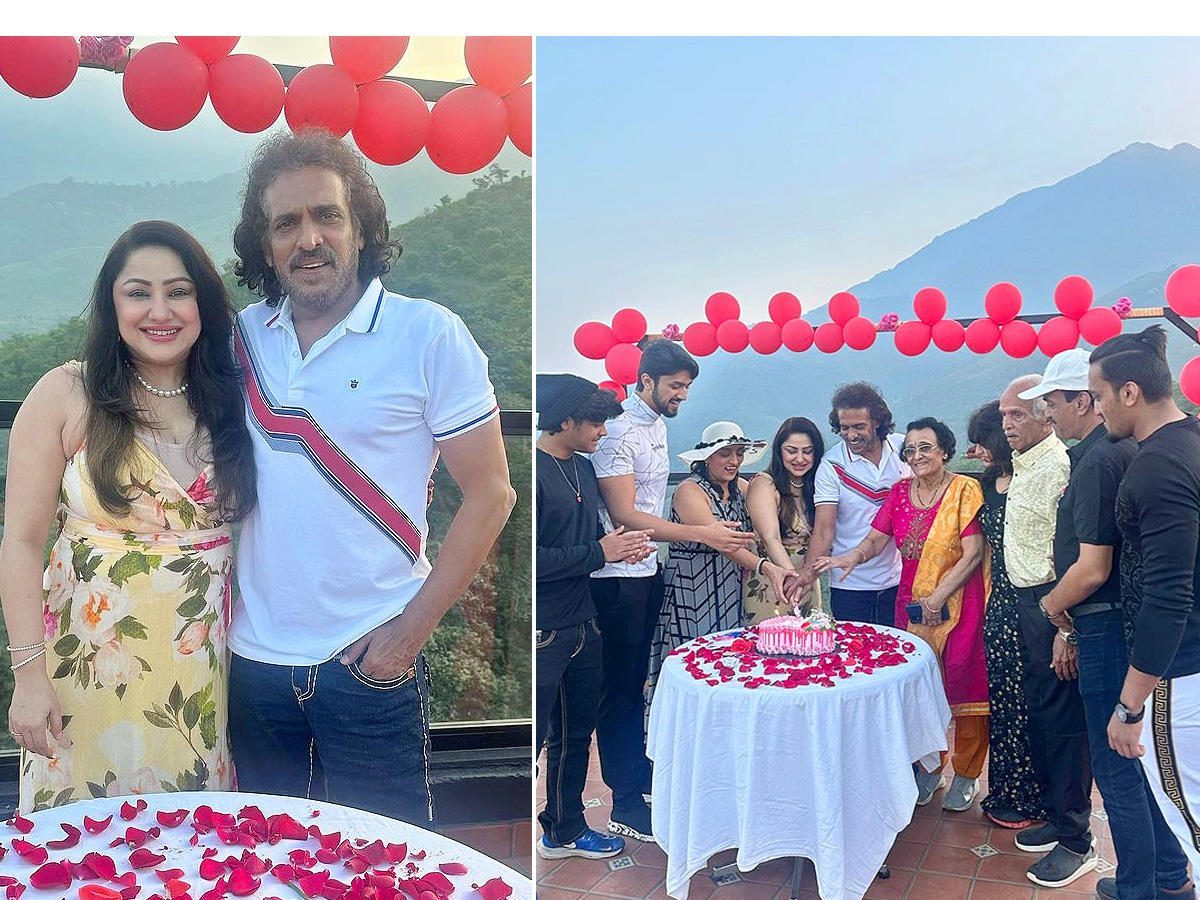 Kannada star hero Upendra wedding anniversary celebration Photos - Sakshi1