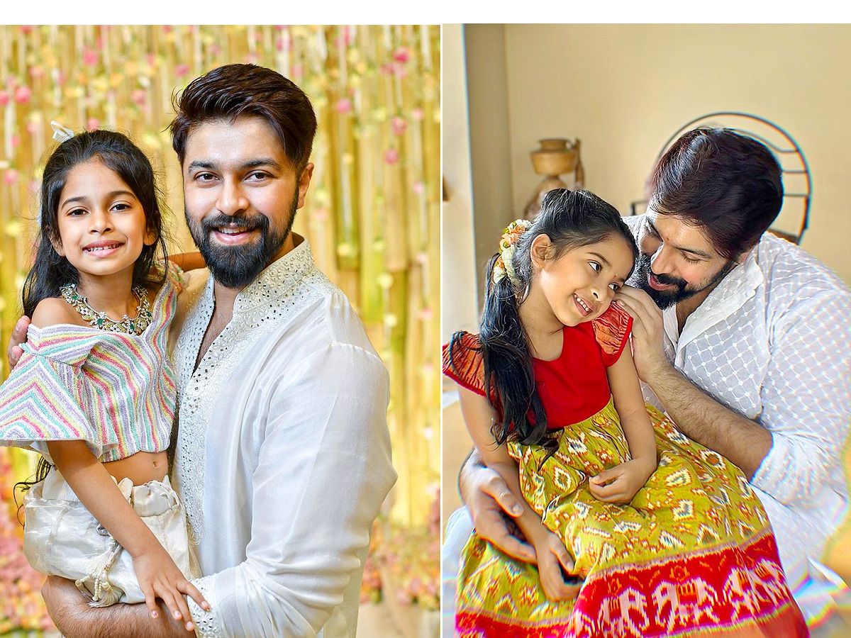 Actor Kalyaan Dhev Beautiful Moments with her Daughter Photos - Sakshi1