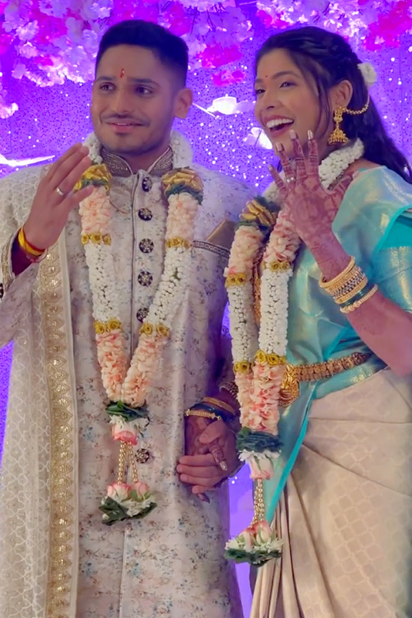 CSK star Tushar Deshpande gets married Photos - Sakshi16