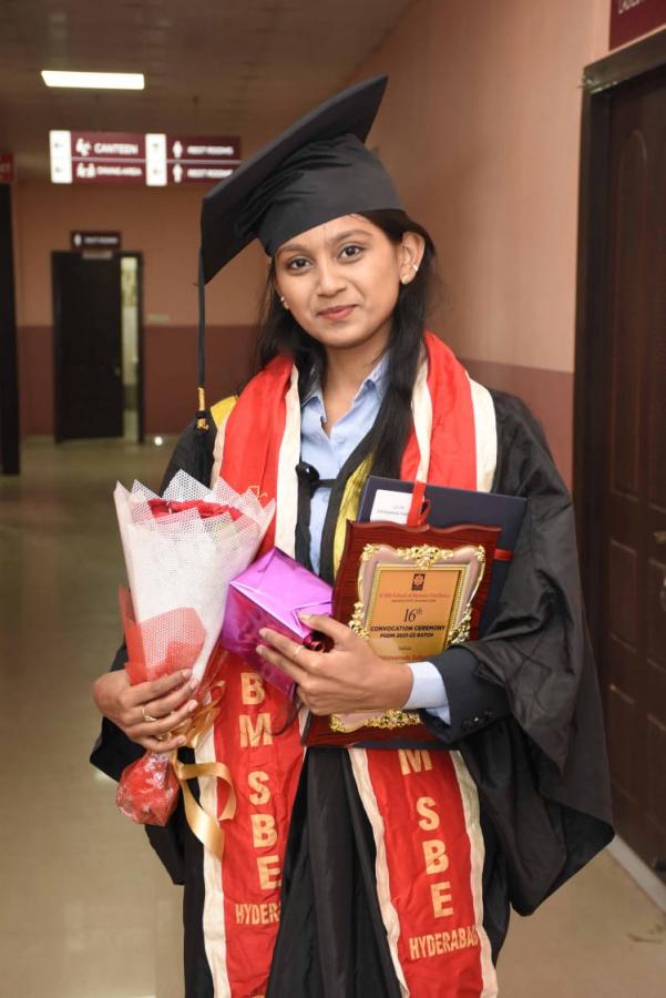 Students Celebrates 16th Convocation Ceremony ICBM School of Business Excellence at Attapur Hyderabad Photos - Sakshi2