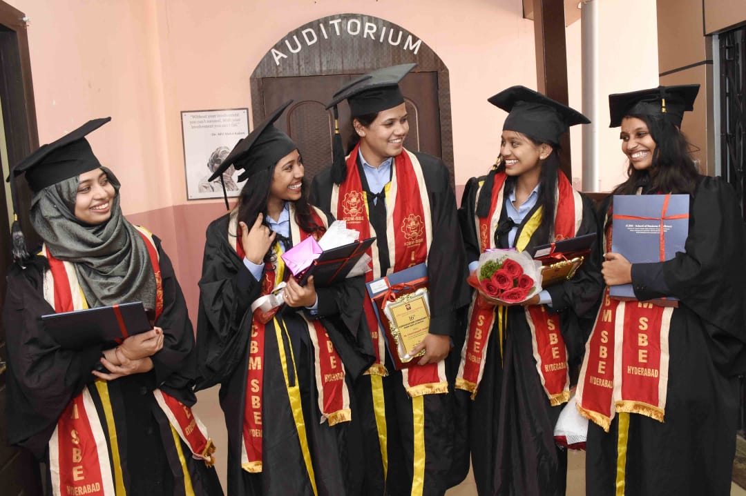 Students Celebrates 16th Convocation Ceremony ICBM School of Business Excellence at Attapur Hyderabad Photos - Sakshi11