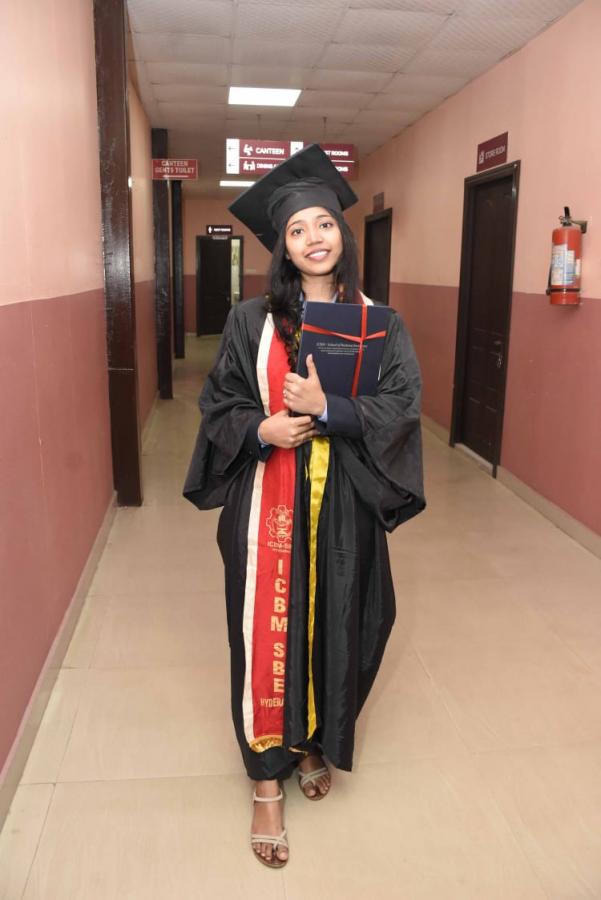 Students Celebrates 16th Convocation Ceremony ICBM School of Business Excellence at Attapur Hyderabad Photos - Sakshi16