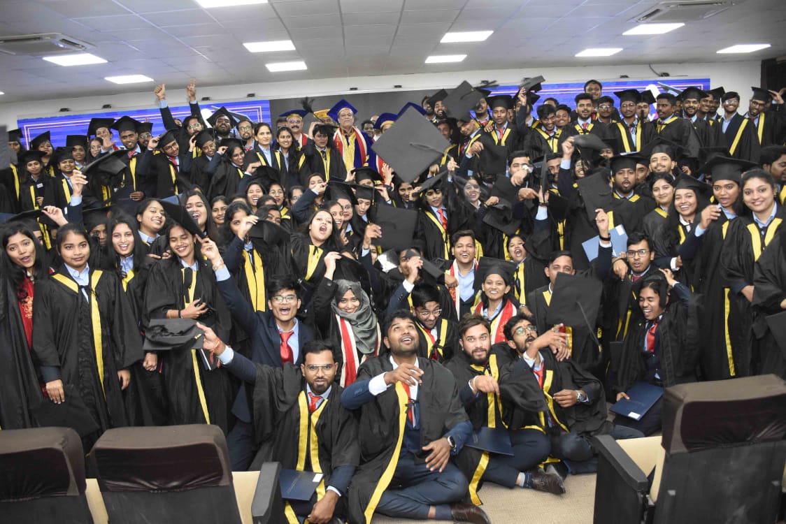 Students Celebrates 16th Convocation Ceremony ICBM School of Business Excellence at Attapur Hyderabad Photos - Sakshi20