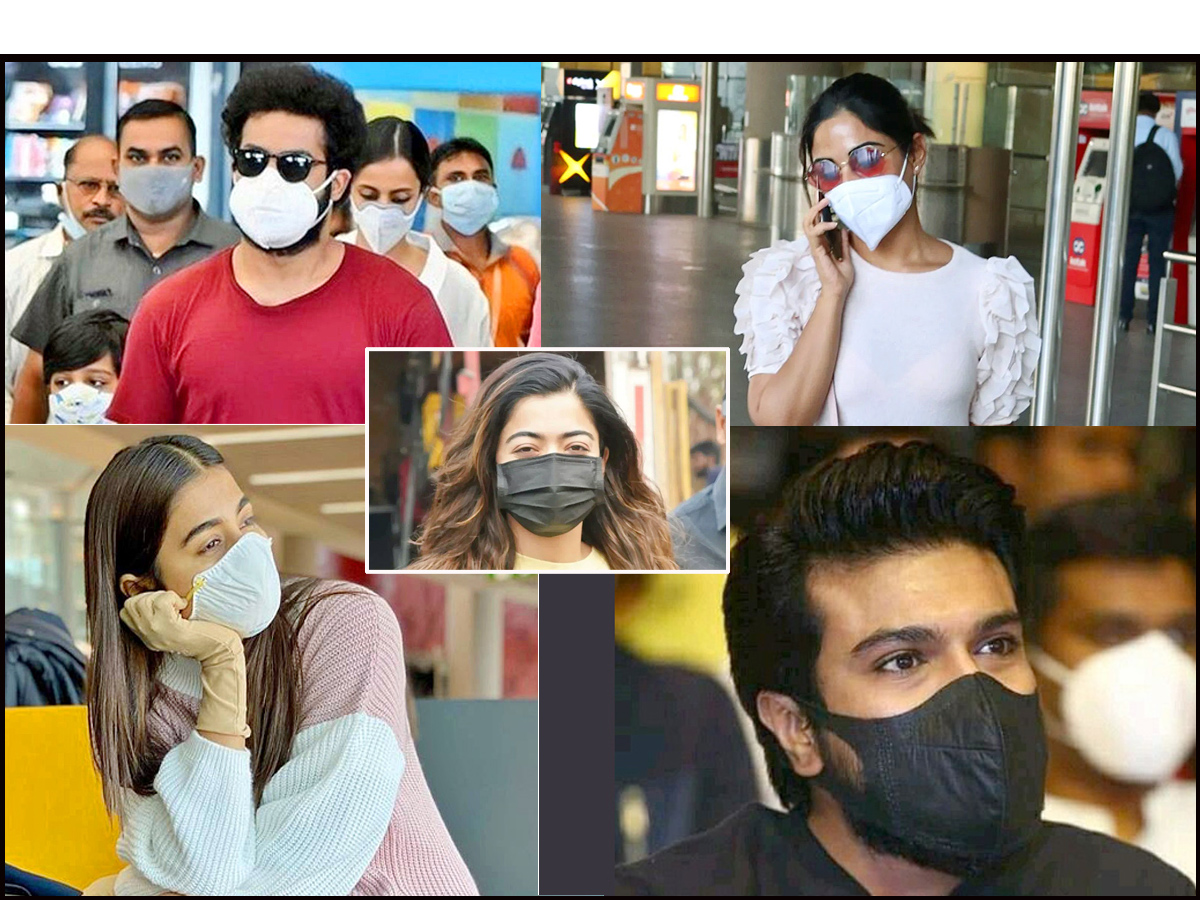 Celebrities Wear Face Masks During The Coronavirus Pandemic Photos - Sakshi1