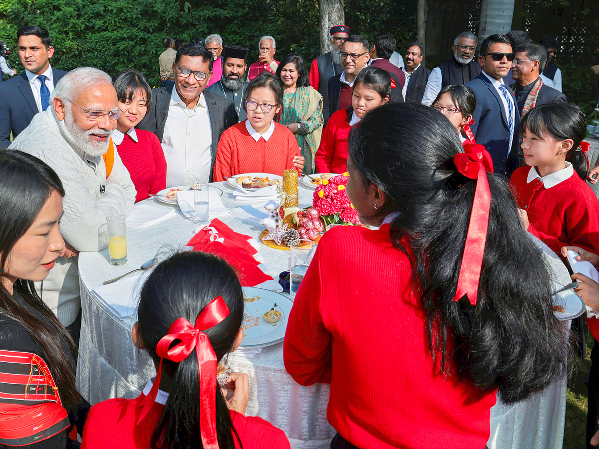 PM Modi hosts Christmas event Photos - Sakshi9