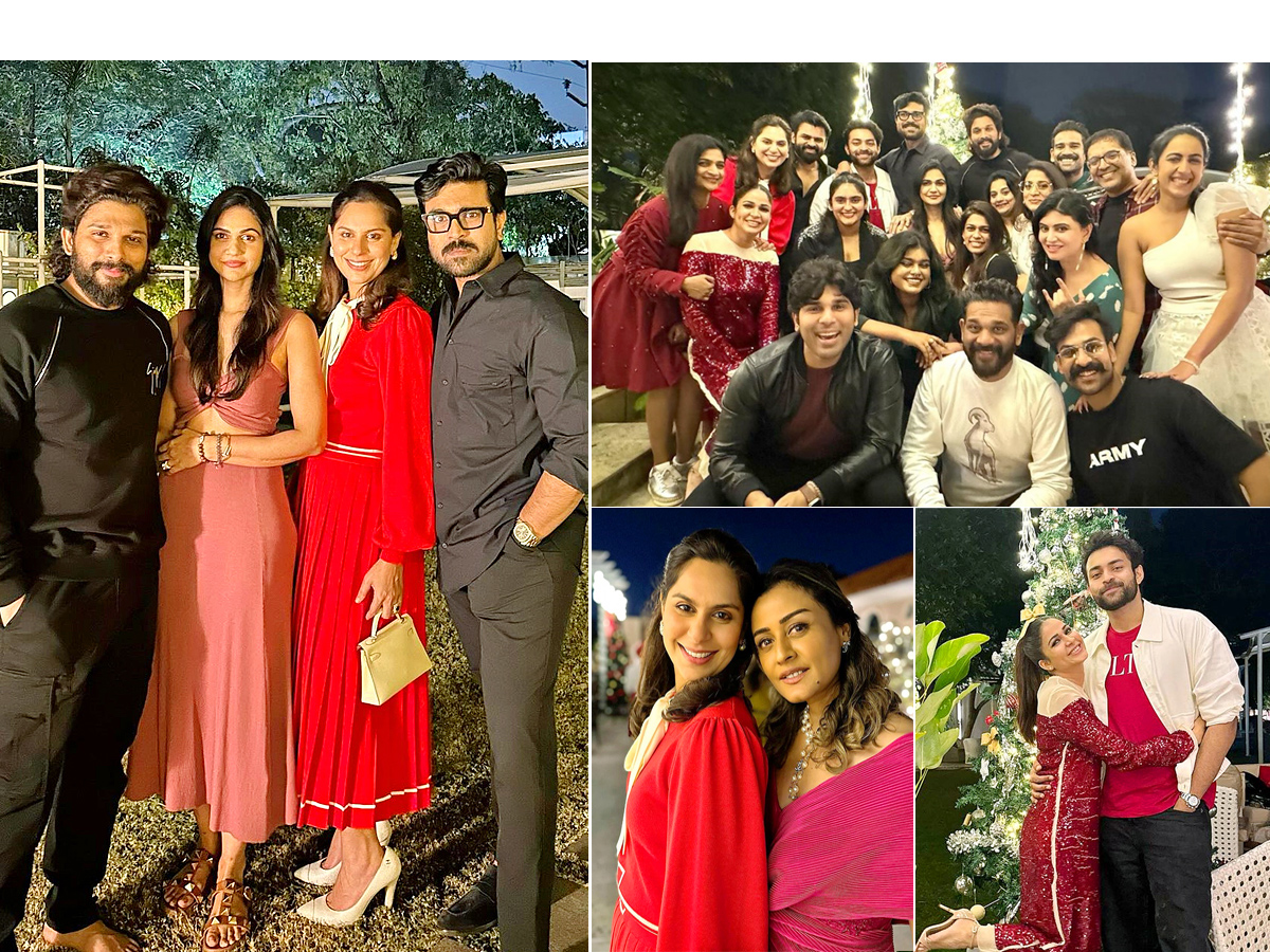 Mega Family Christmas Celebrations Hosted By Allu Arjun Photos - Sakshi1