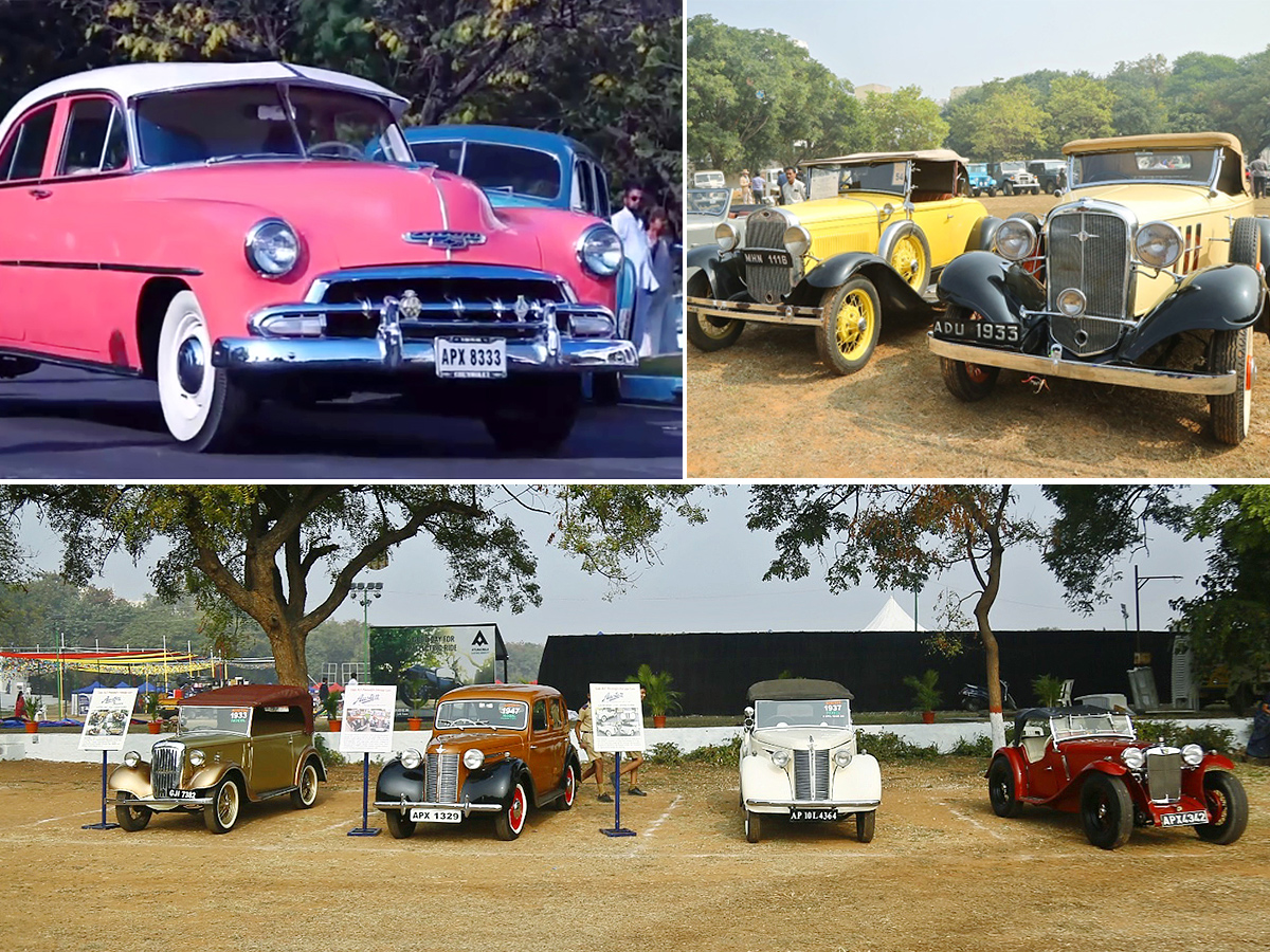 HPS Centenary Vintage Car Show hyderabad public school - Sakshi1