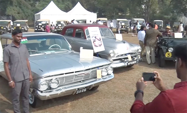 HPS Centenary Vintage Car Show hyderabad public school - Sakshi12