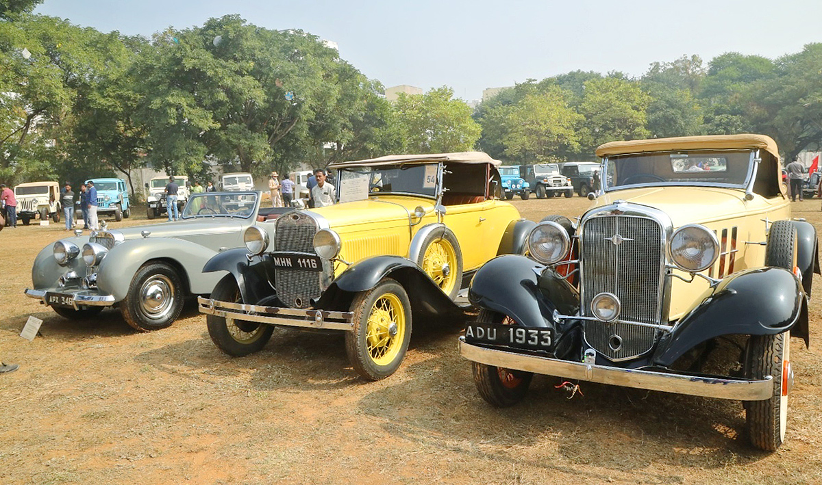 HPS Centenary Vintage Car Show hyderabad public school - Sakshi6