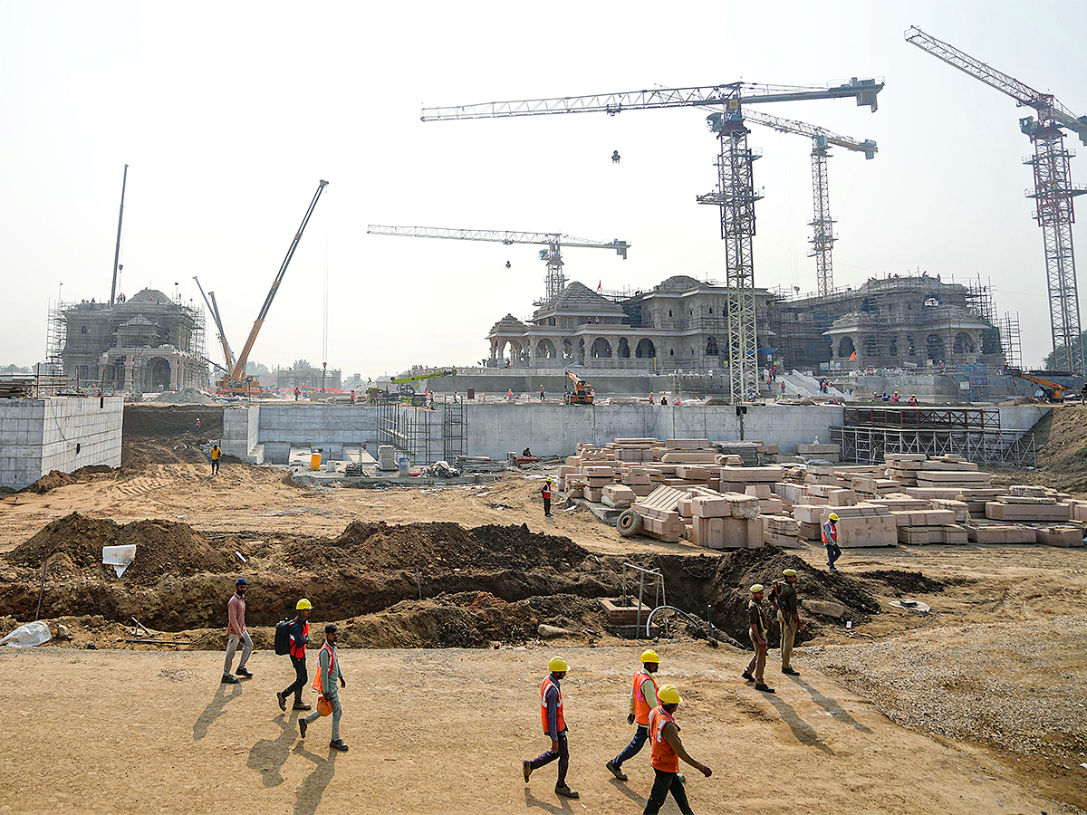 ayodhya new ram mandir photo - Sakshi11