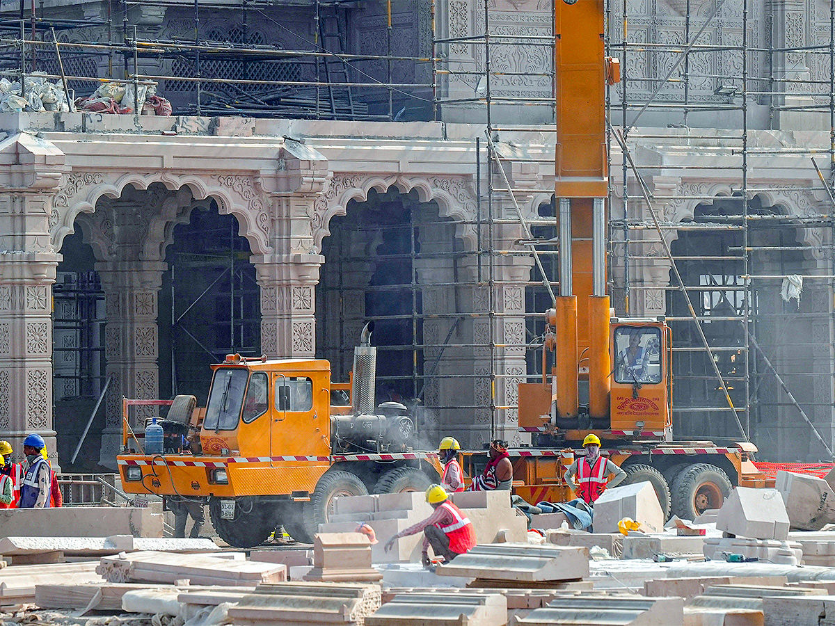 ayodhya new ram mandir photo - Sakshi13