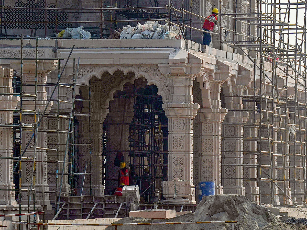 ayodhya new ram mandir photo - Sakshi15