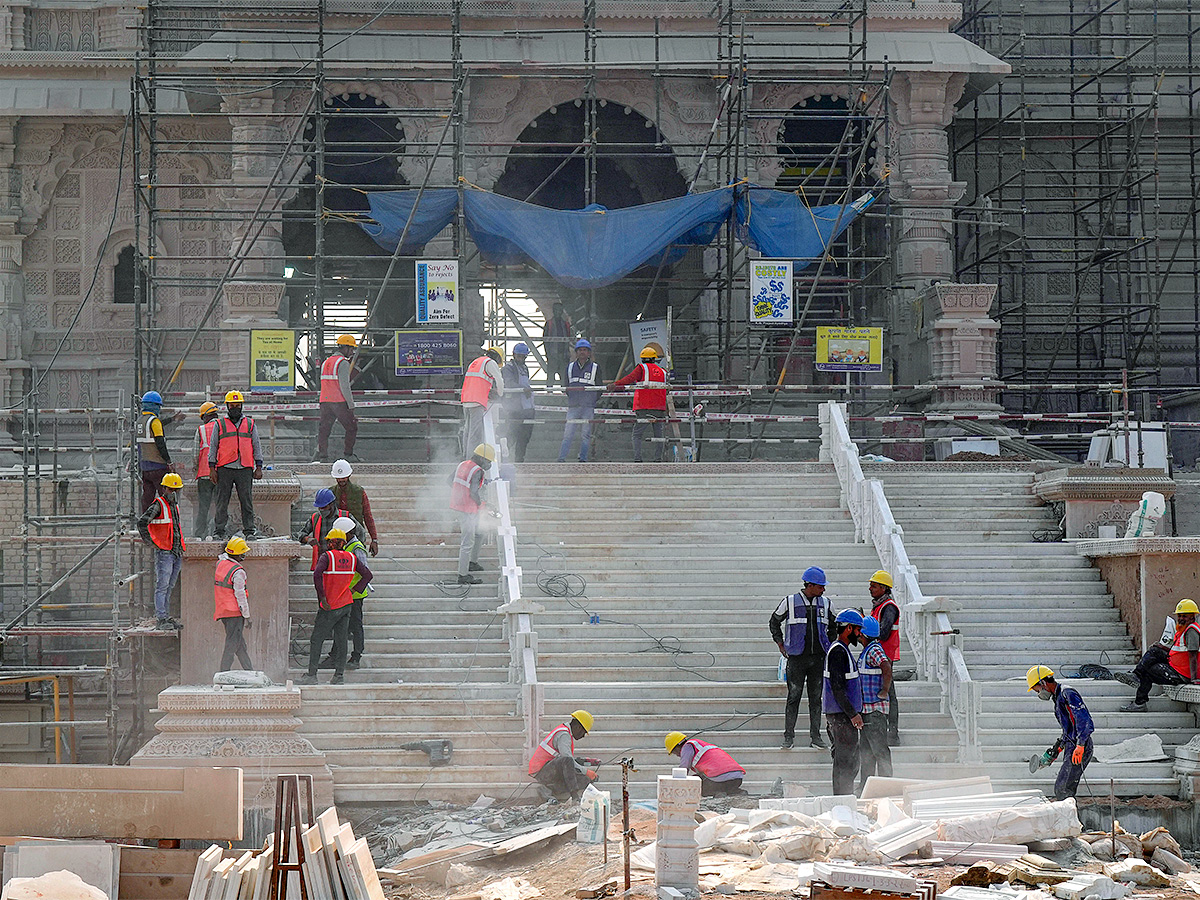 ayodhya new ram mandir photo - Sakshi19