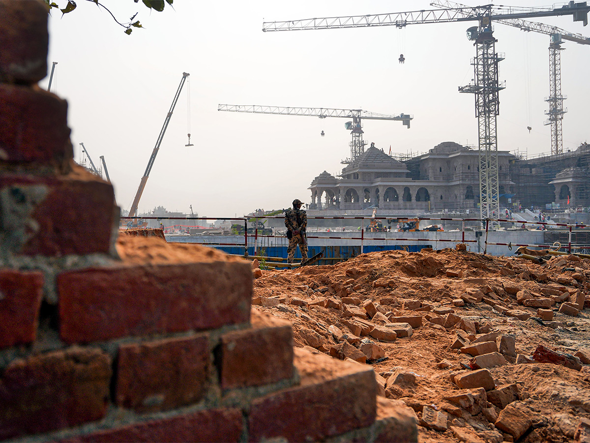 ayodhya new ram mandir photo - Sakshi25