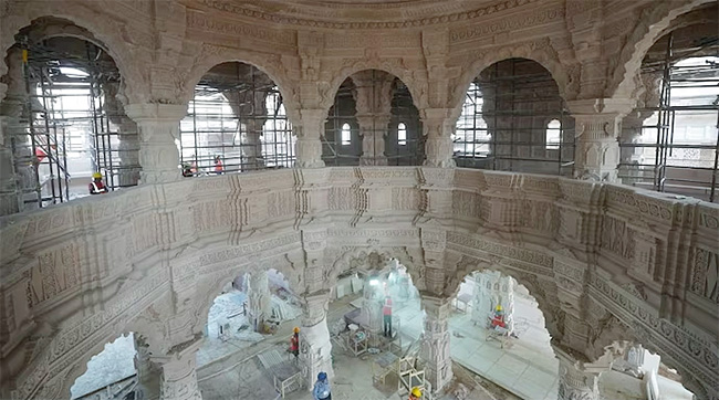 ayodhya new ram mandir photo - Sakshi28