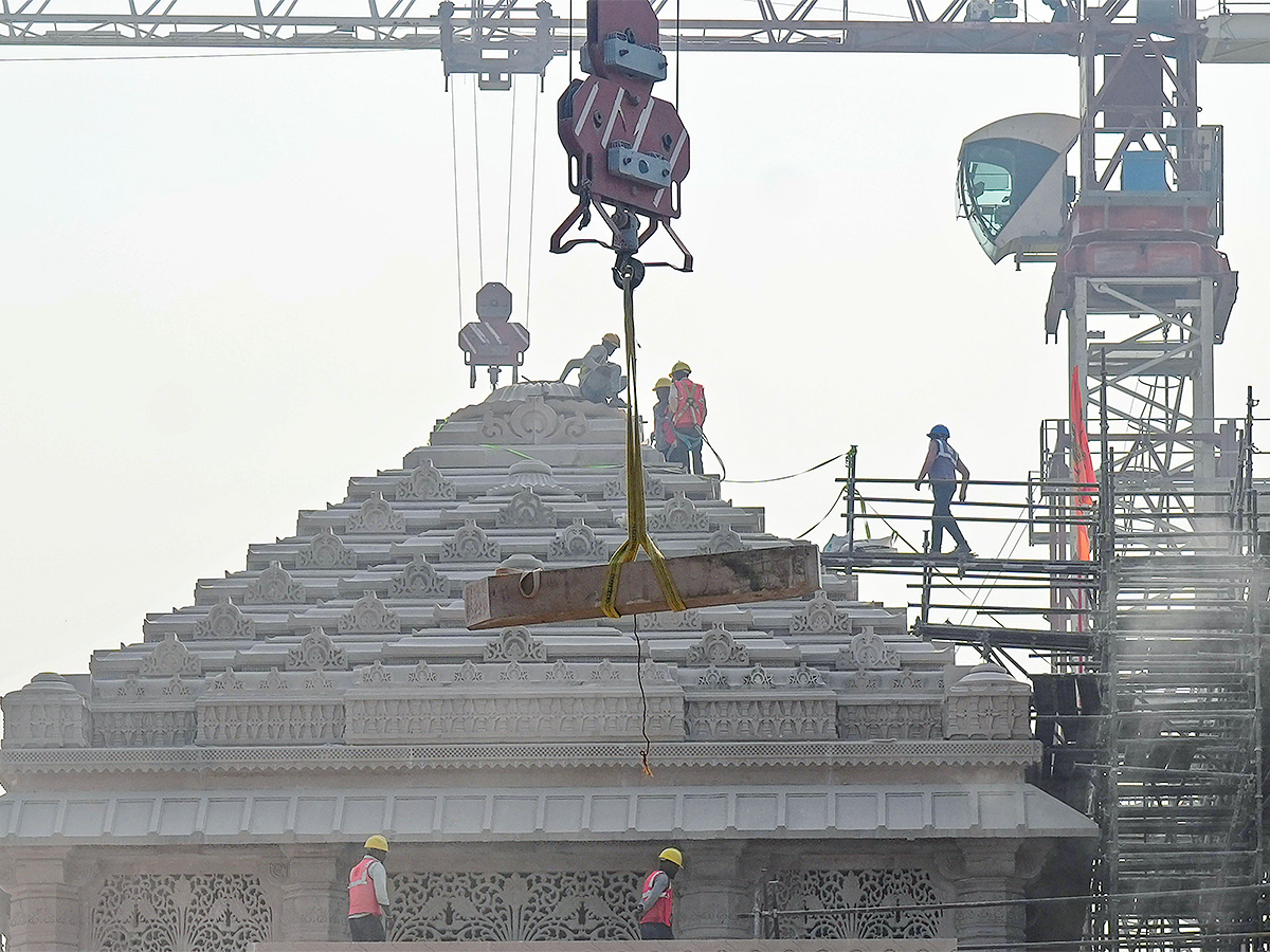 ayodhya new ram mandir photo - Sakshi36