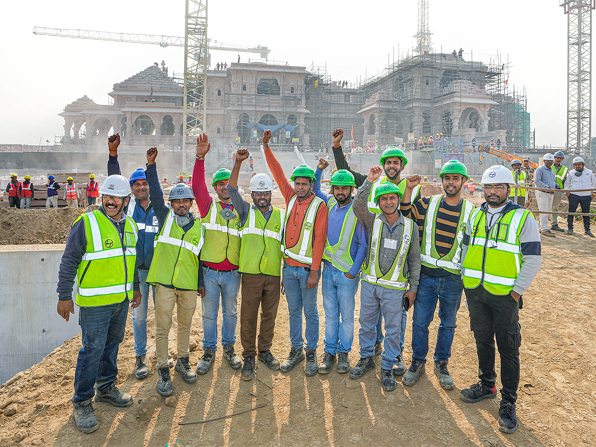 ayodhya new ram mandir photo - Sakshi37