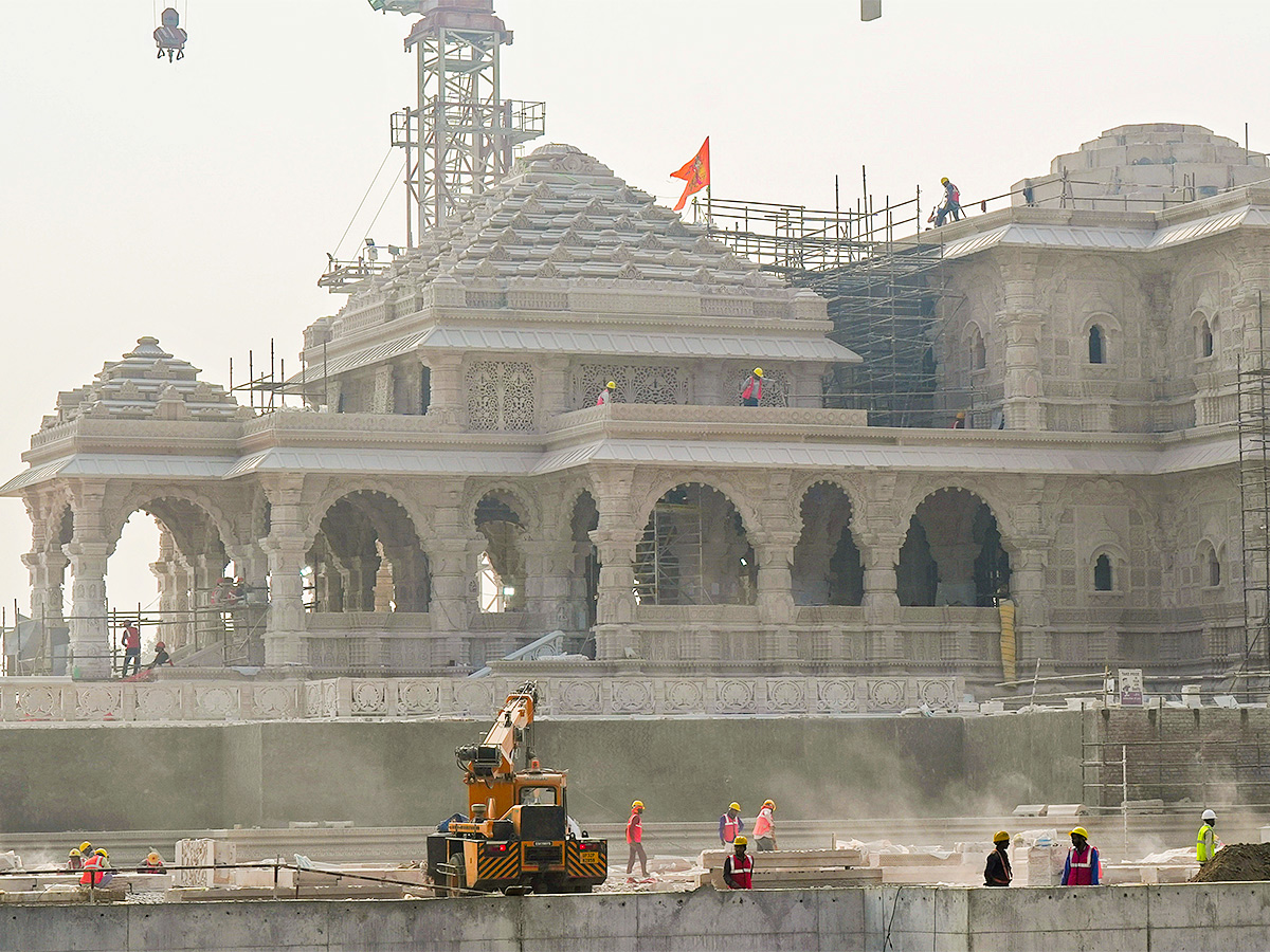 ayodhya new ram mandir photo - Sakshi41