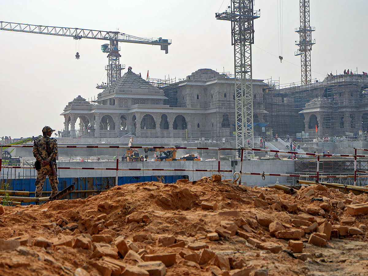 ayodhya new ram mandir photo - Sakshi42