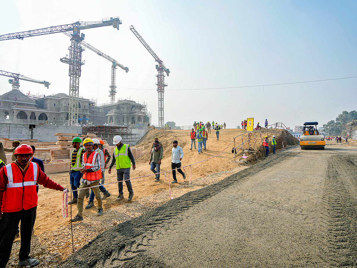 ayodhya new ram mandir photo - Sakshi8