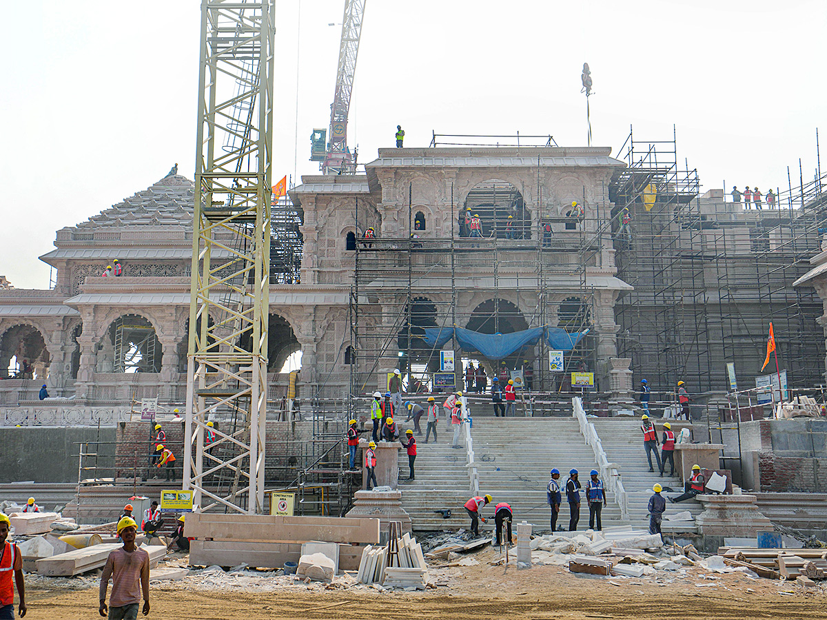 ayodhya new ram mandir photo - Sakshi9