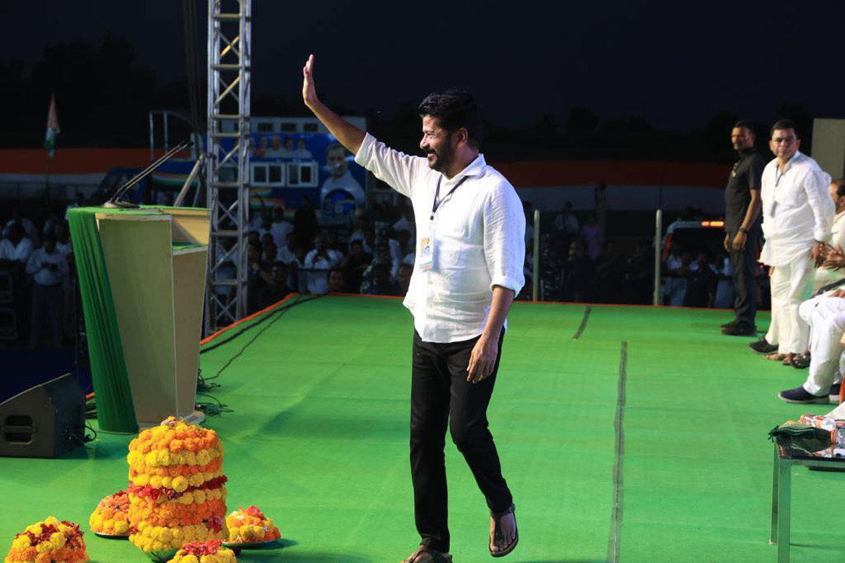 Telangana Elections 2023 Congress party Victory Revanth Reddy Photos - Sakshi14