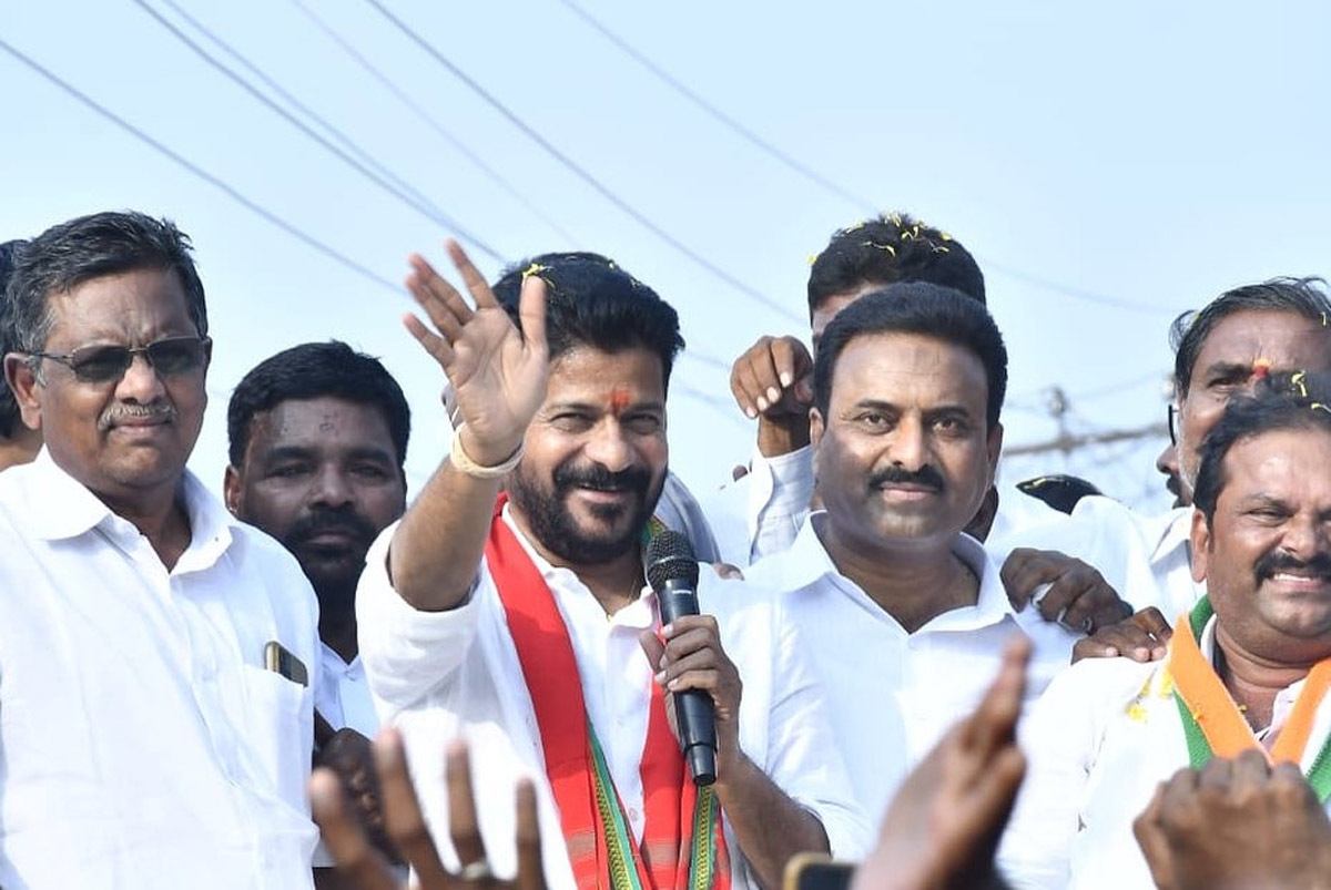 Telangana Elections 2023 Congress party Victory Revanth Reddy Photos - Sakshi8