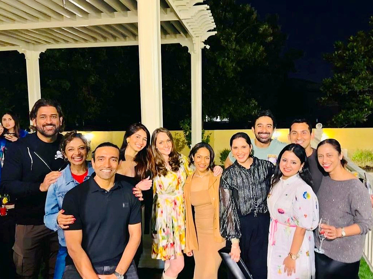 MS Dhoni Dubai Vacation Photos - Sakshi2