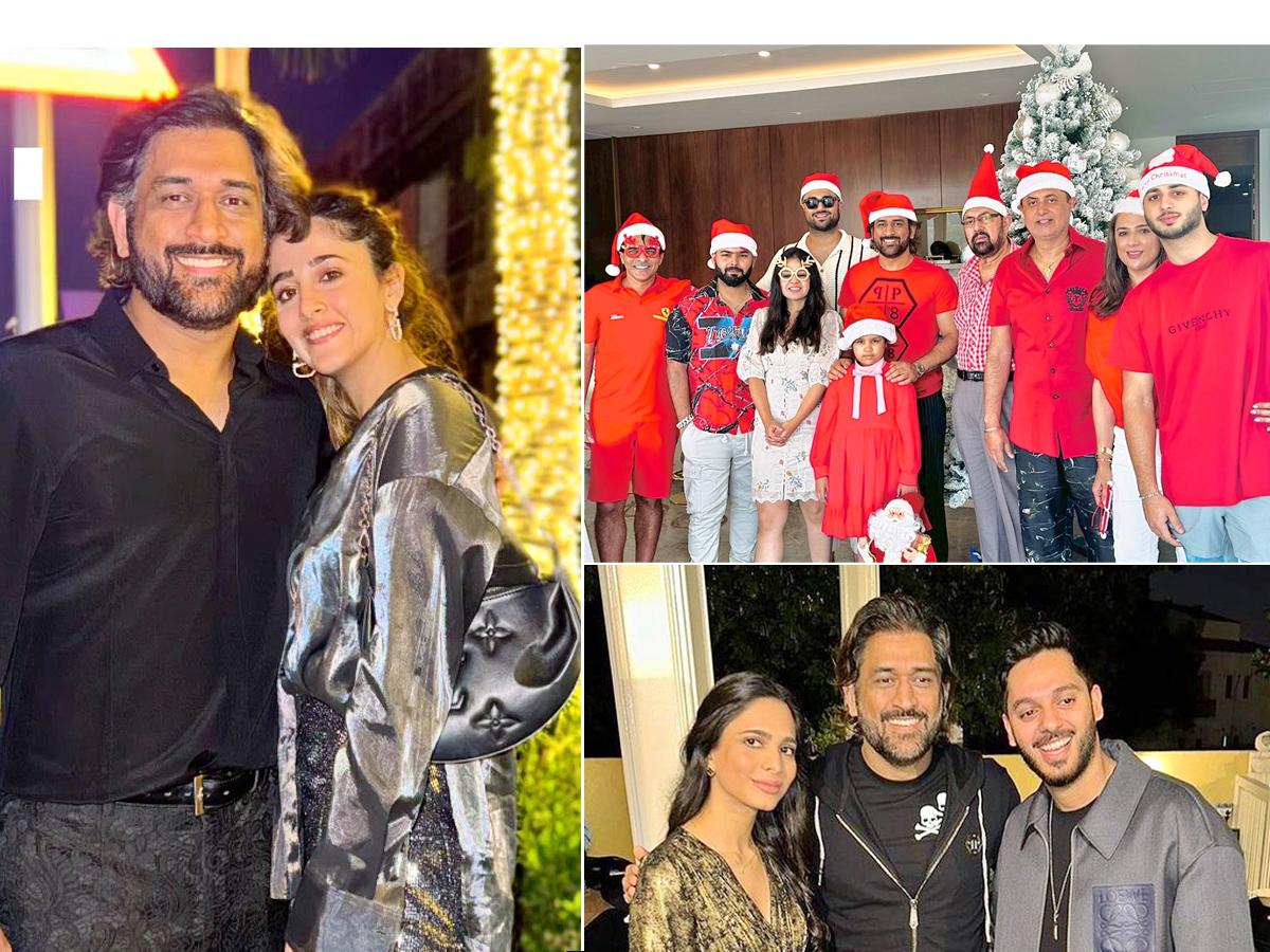 MS Dhoni Dubai Vacation Photos - Sakshi1