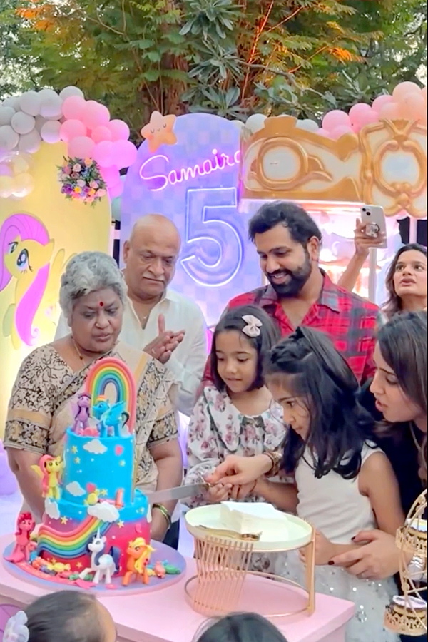 Rohit sharma daughter samaira birthday Celebrations Photos - Sakshi16